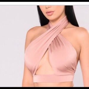 Egyptian wrap around top